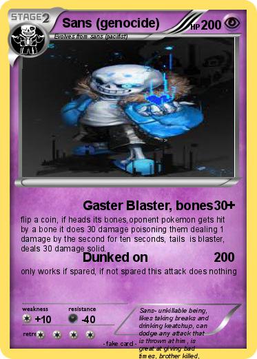 Pokemon Sans (genocide)