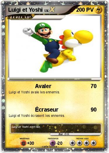 Pokemon Luigi et Yoshi