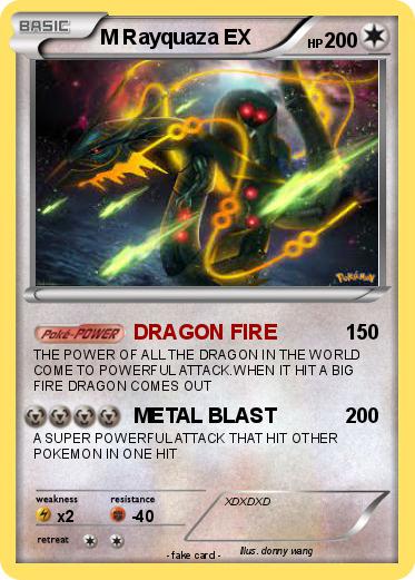 Pokemon M Rayquaza EX