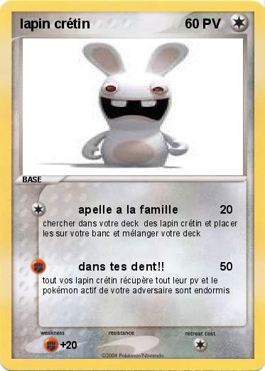 Pokemon lapin crétin 