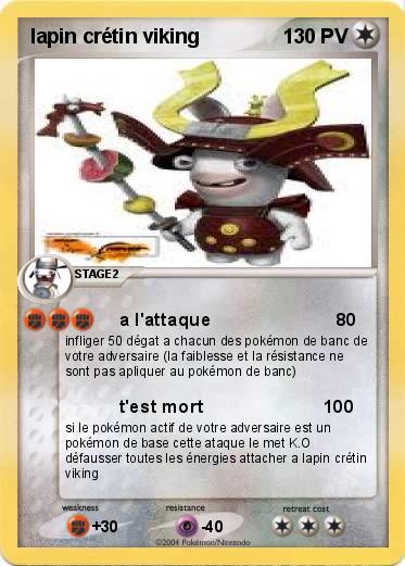 Pokemon lapin crétin viking