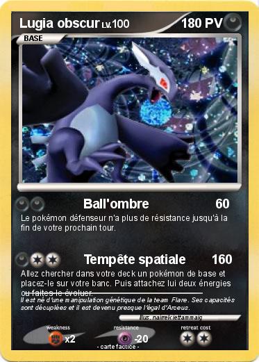 Pokemon Lugia obscur