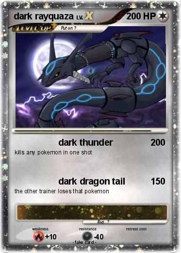 Pokemon dark rayquaza