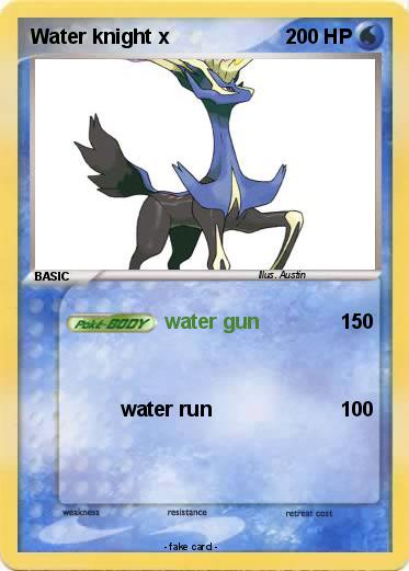Pokemon Water knight x