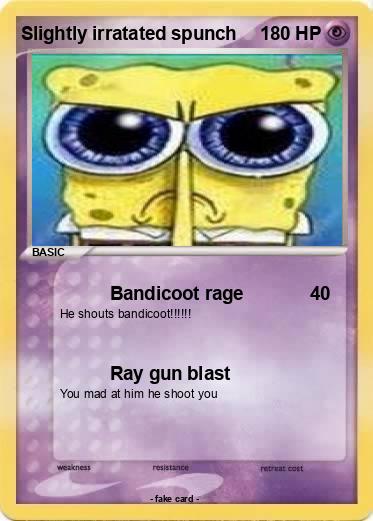 Pokemon Slightly irratated spunch