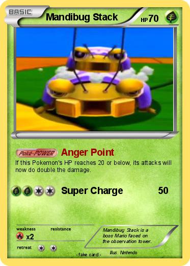 Pokemon Mandibug Stack