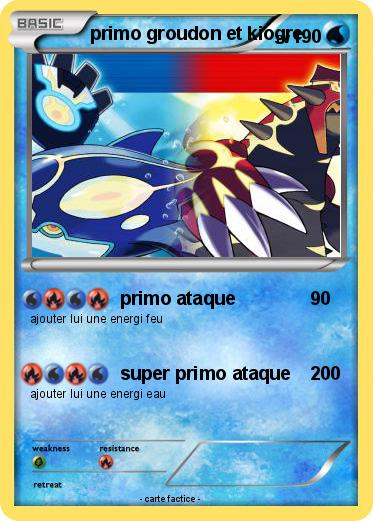 Pokemon primo groudon et kiogre