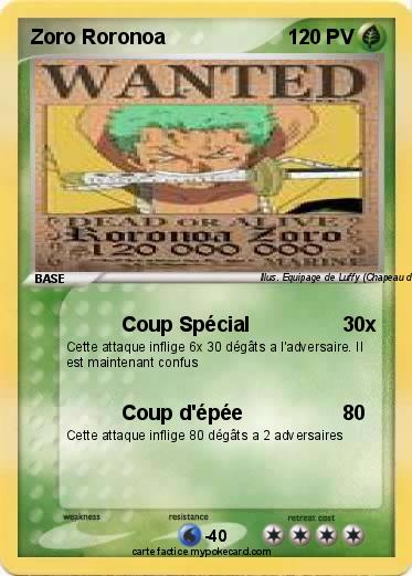 Pokemon Zoro Roronoa