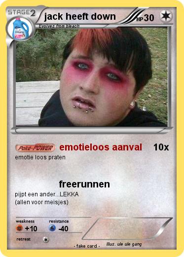 Pokemon jack heeft down