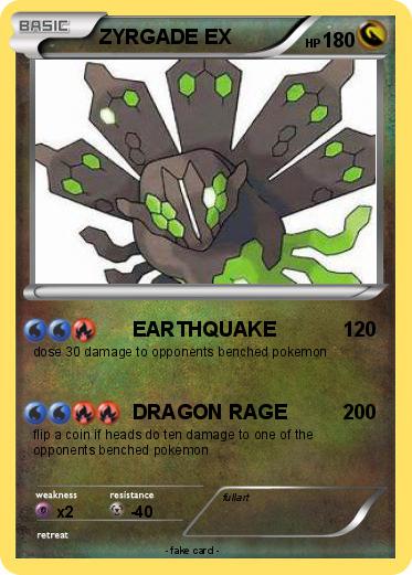 Pokemon ZYRGADE EX