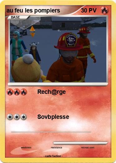 Pokemon au feu les pompiers