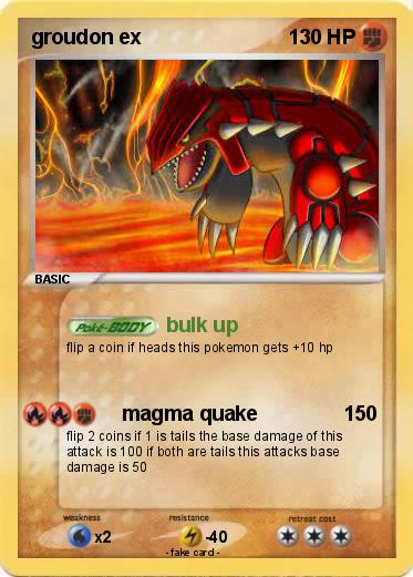 Pokemon groudon ex