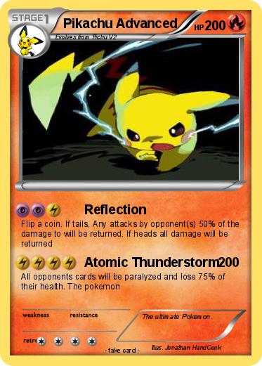 Pokemon Pikachu Advanced