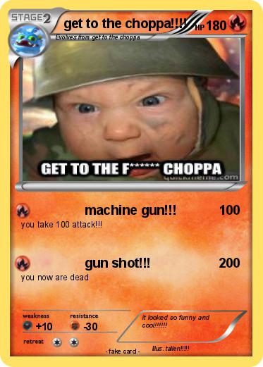 Pokemon get to the choppa!!!!