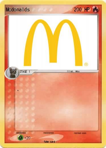 Pokemon Mcdonalds