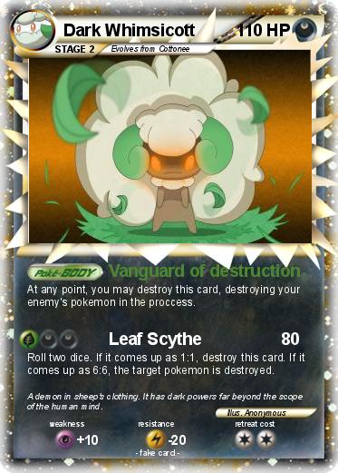 Pokemon Dark Whimsicott