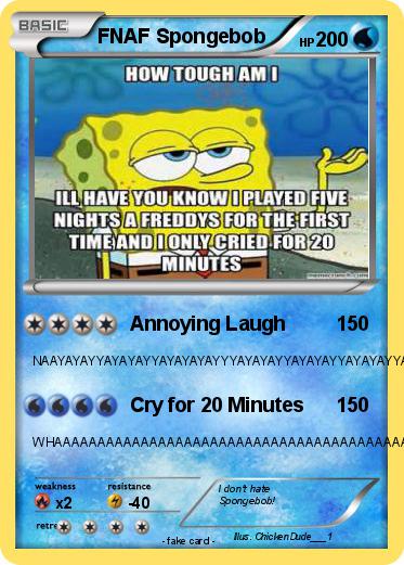 Pokemon FNAF Spongebob