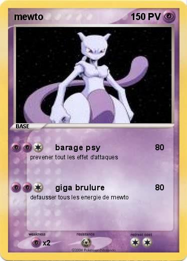 Pokemon mewto 