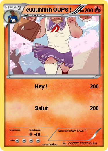 Pokemon euuuhhhh OUPS !