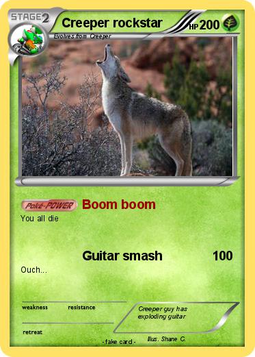 Pokemon Creeper rockstar