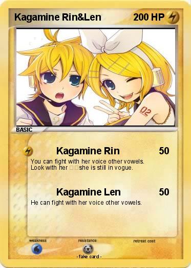 Pokemon Kagamine Rin&Len