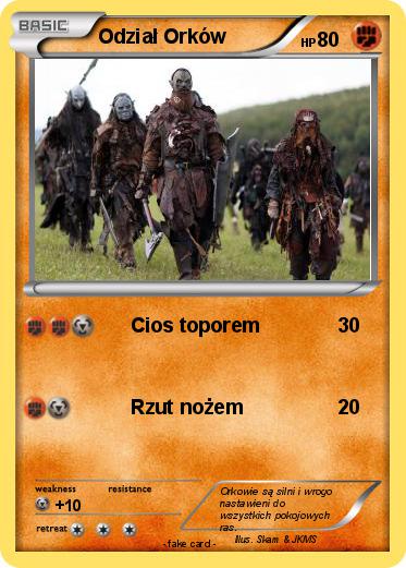 Pokemon Odział Orków
