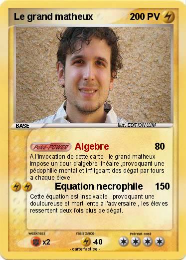 Pokemon Le grand matheux