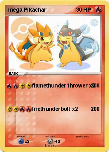 Pokemon mega Pikachar
