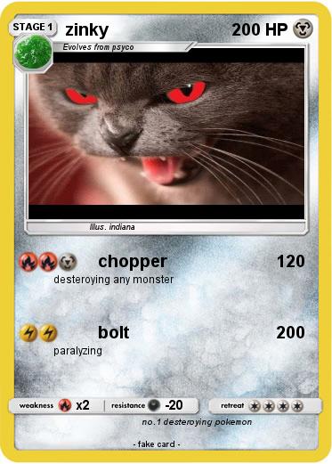 Pokemon zinky