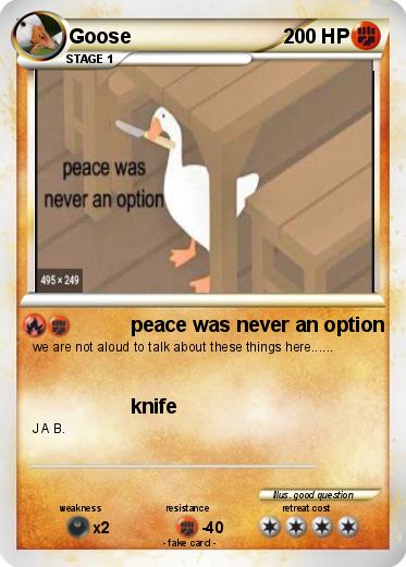 Pokemon Goose
