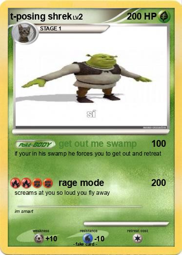 Pokemon t-posing shrek