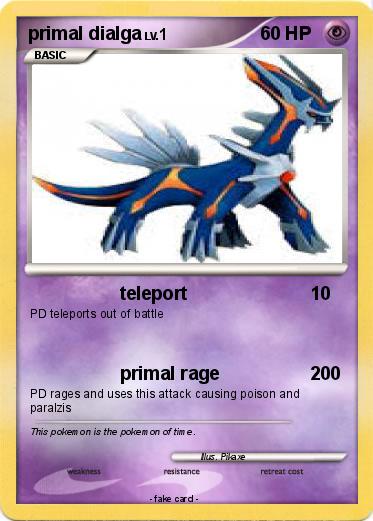 Pokemon primal dialga
