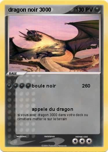 Pokemon dragon noir 3000