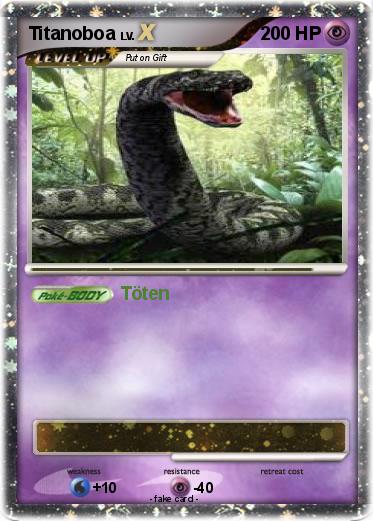 Pokemon Titanoboa