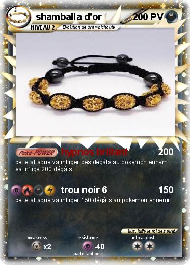 Pokemon shamballa d'or
