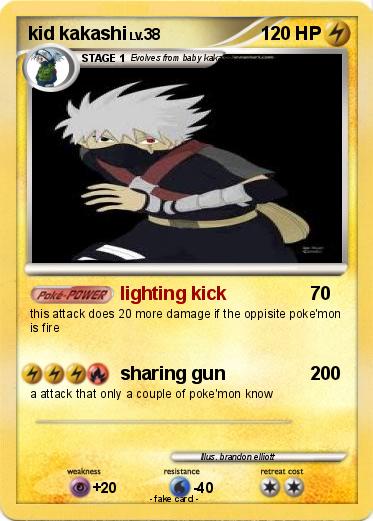 Pokemon kid kakashi