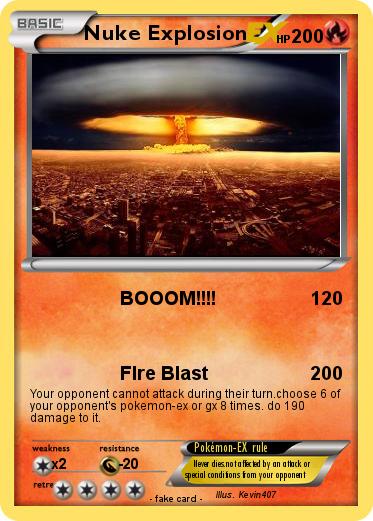 Pokemon Nuke Explosion