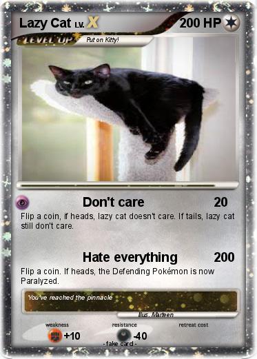 Pokemon Lazy Cat