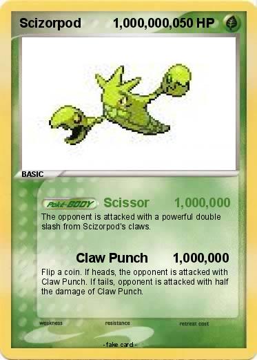 Pokemon Scizorpod         1,000,000,0