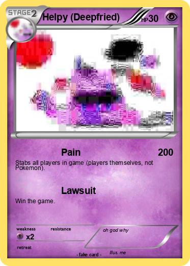 Pokemon Helpy (Deepfried)