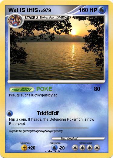 Pokemon Wat IS tHIS