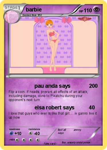 Pokemon barbie