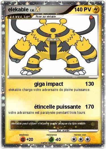 Pokemon elekable