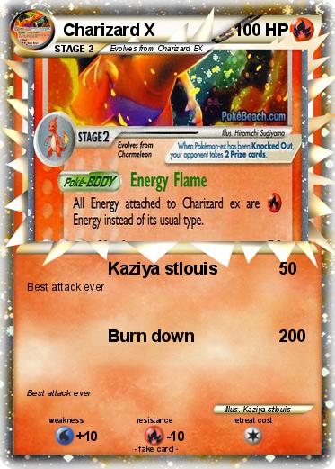 Pokemon Charizard X