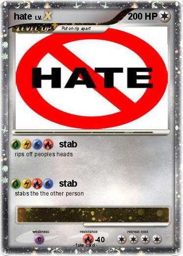 Pokemon hate