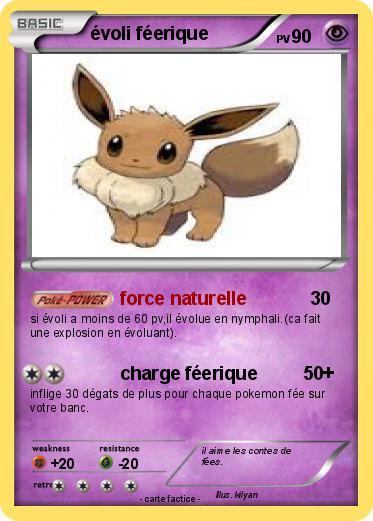 Pokemon évoli féerique
