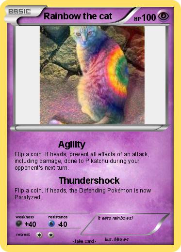 Pokemon Rainbow the cat