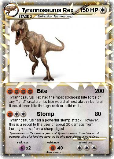 Pokemon Tyrannosaurus Rex