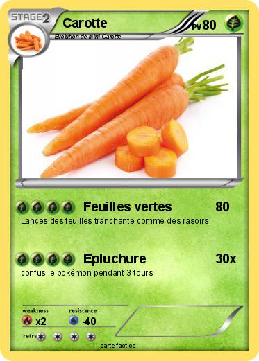 Pokemon Carotte