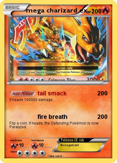 Pokemon mega charizard ex